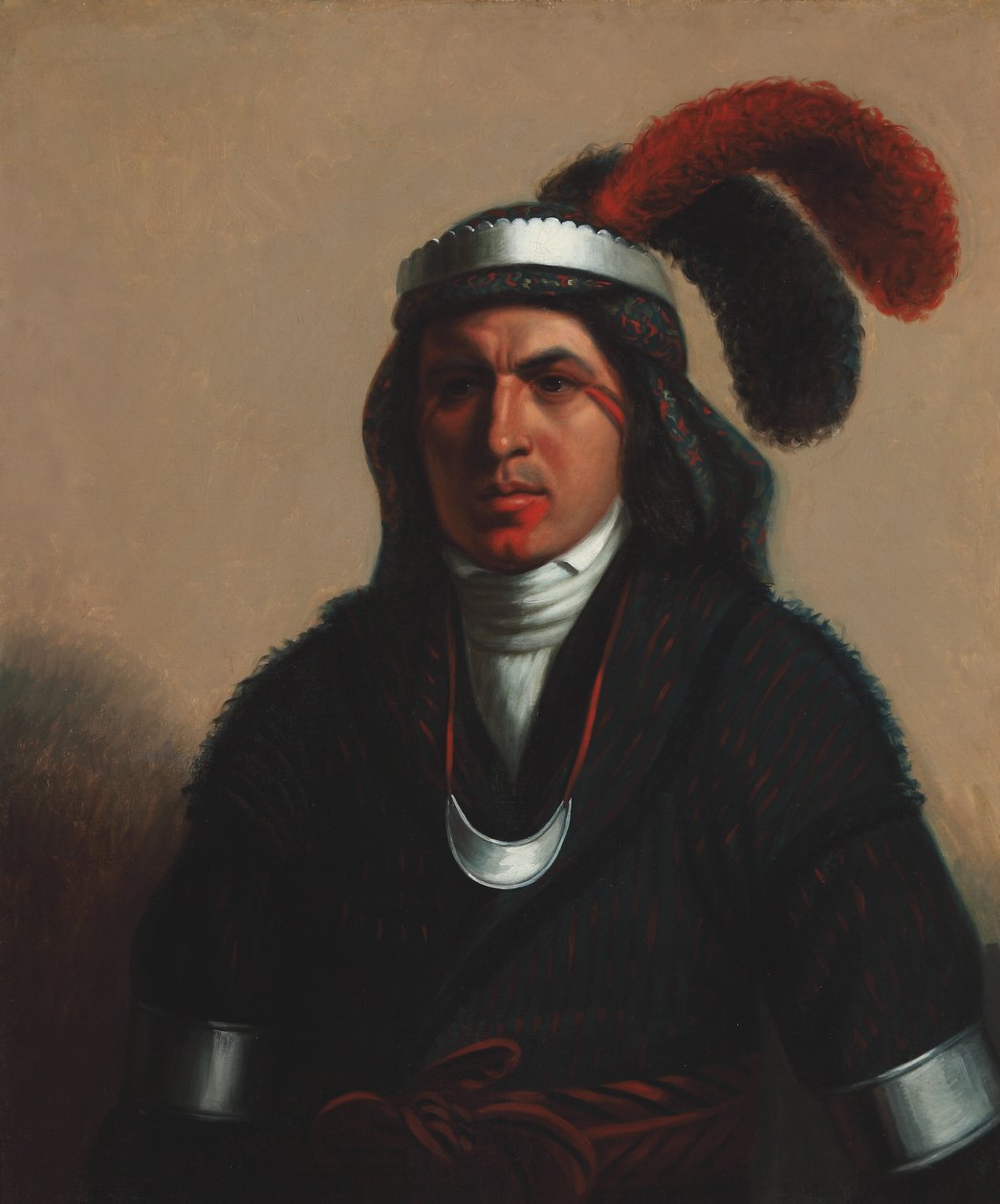 Coosa-Tustunnuggee (Creek) 1831 (olej na plátně) od Henry Inman