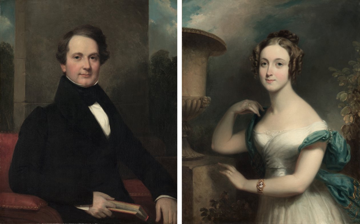 Frederic Betts; Mary Ward Betts od Henry Inman