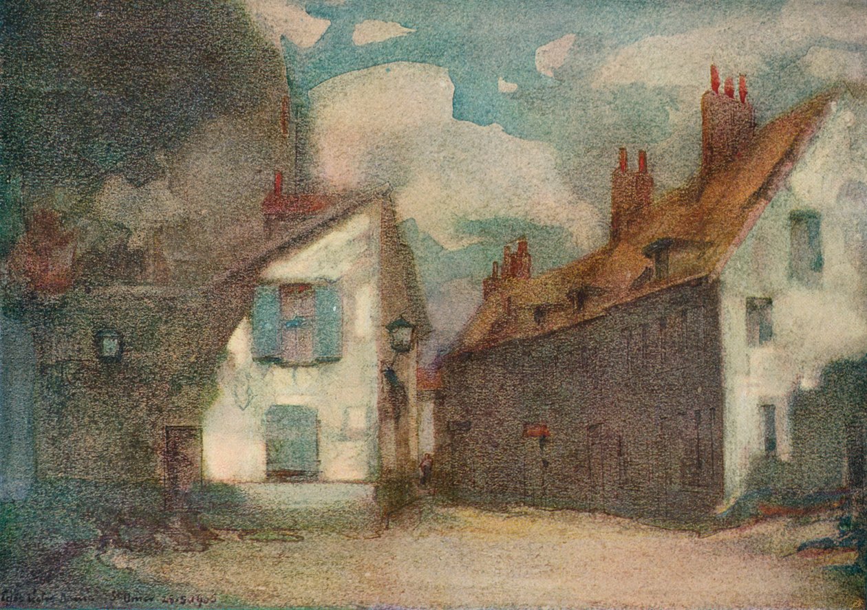 LEnclos De Notre Dame, St. Omer, 19. století od Henry John Boddington