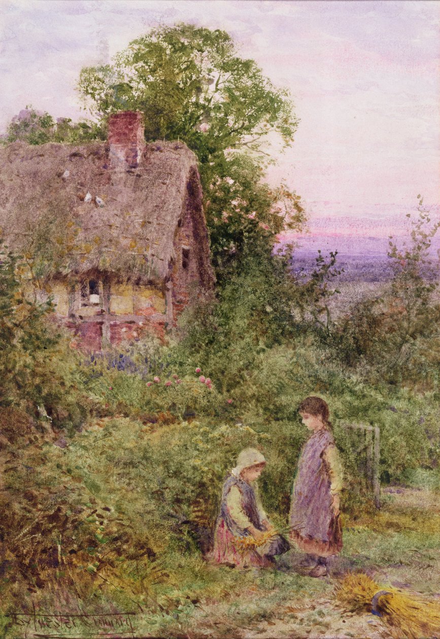 Pomocná ruka (akvarel) od Henry John Sylvester Stannard
