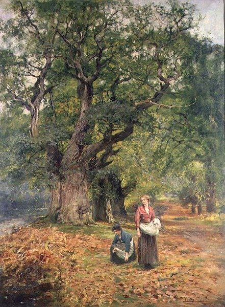 Sbírání palivového dříví od Henry John Yeend King