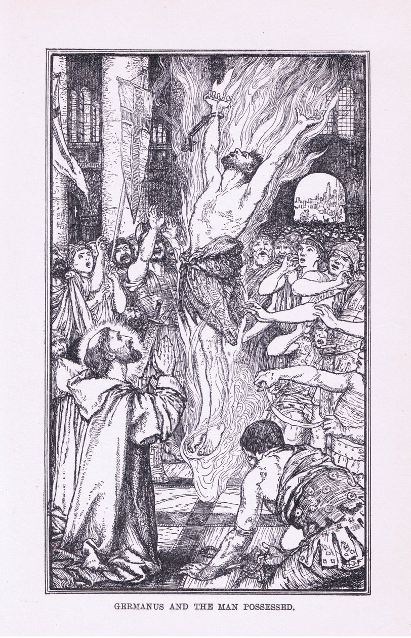 Germanus a muž posedlý, 1912 od Henry Justice Ford