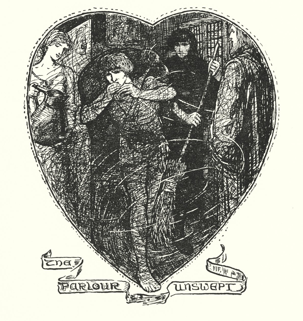 Ilustrace k Pokroku poutníka od Johna Bunyana (litografie) od Henry Justice Ford