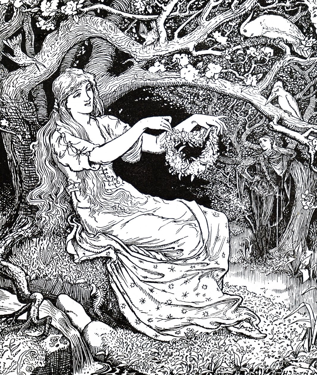 Princezna Narcis a princezna Potentilla od Henry Justice Ford