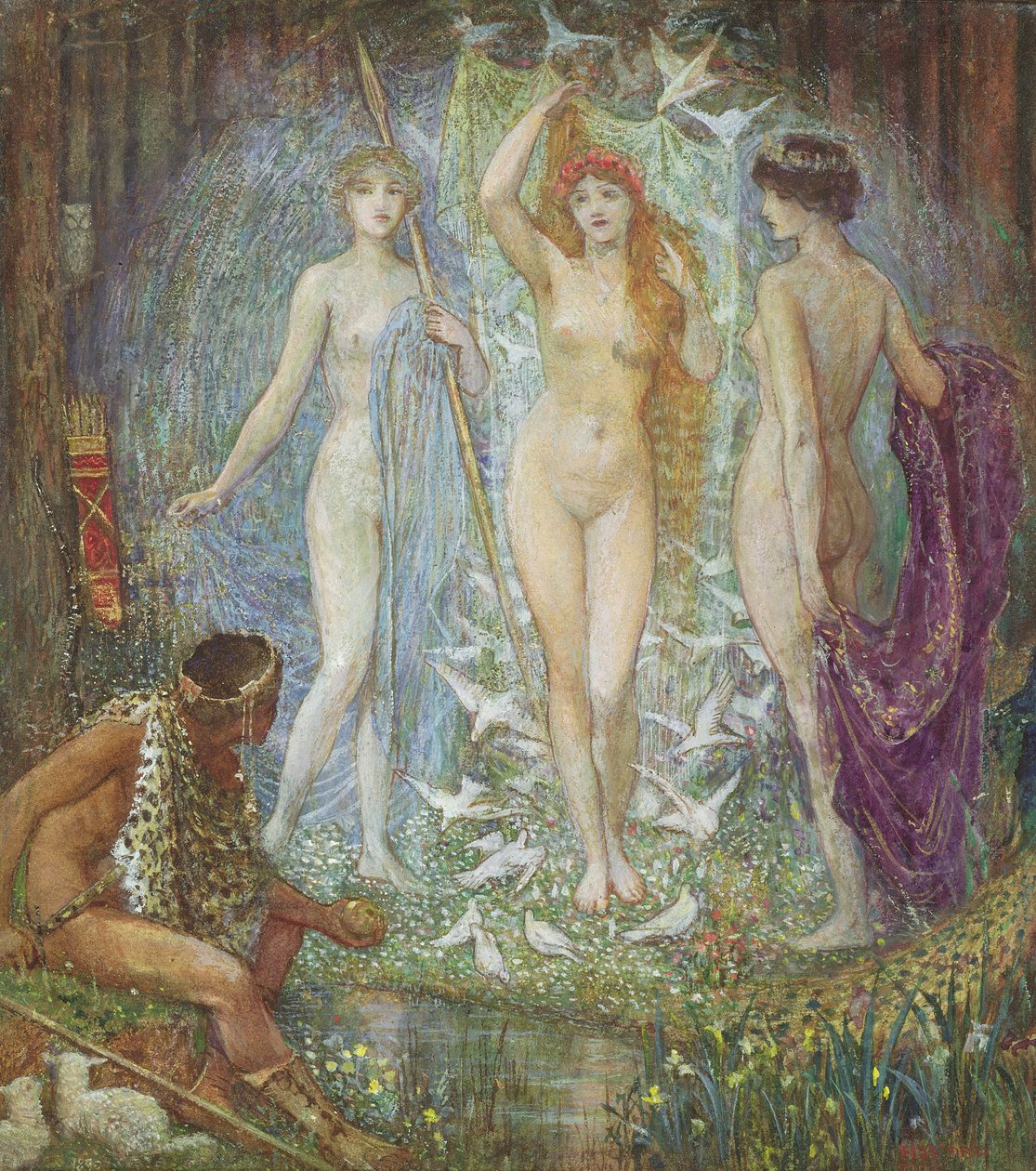 Soud v Paříži, 1890 od Henry Justice Ford