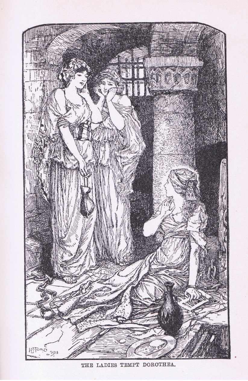 Dámy pokoušejí Doretheu, 1912 od Henry Justice Ford