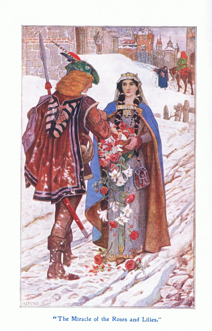 Zázrak růží a lilií, 1912 od Henry Justice Ford