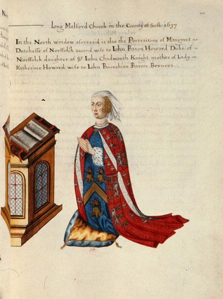 Margaret, druhá manželka Johna Howarda Barona Howarda, vévody z Norfolku od Henry Lilly