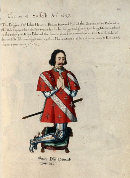 Sir John Howard Baron Howard Rytíř podvazku od Henry Lilly