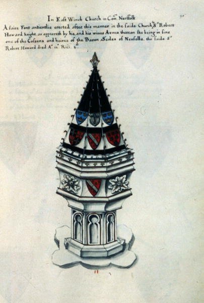 Font postavil Sir Robert Howard od Henry Lilly