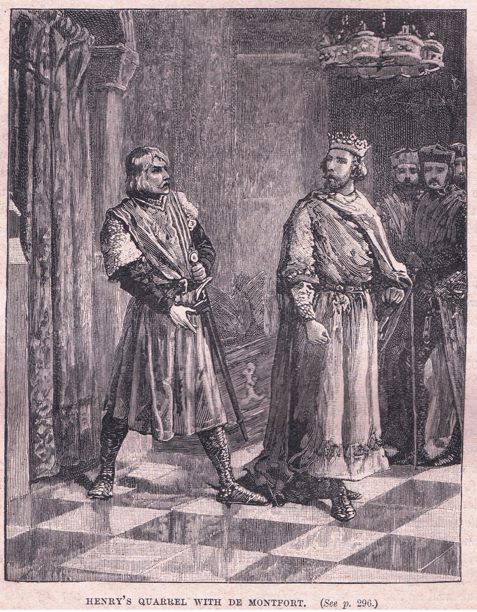 Henryho hádka s De Montfortem od Henry Marriott Paget