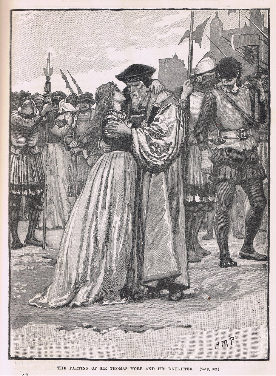 Rozloučení sira Thomase More a jeho dcery 1534 od Henry Marriott Paget