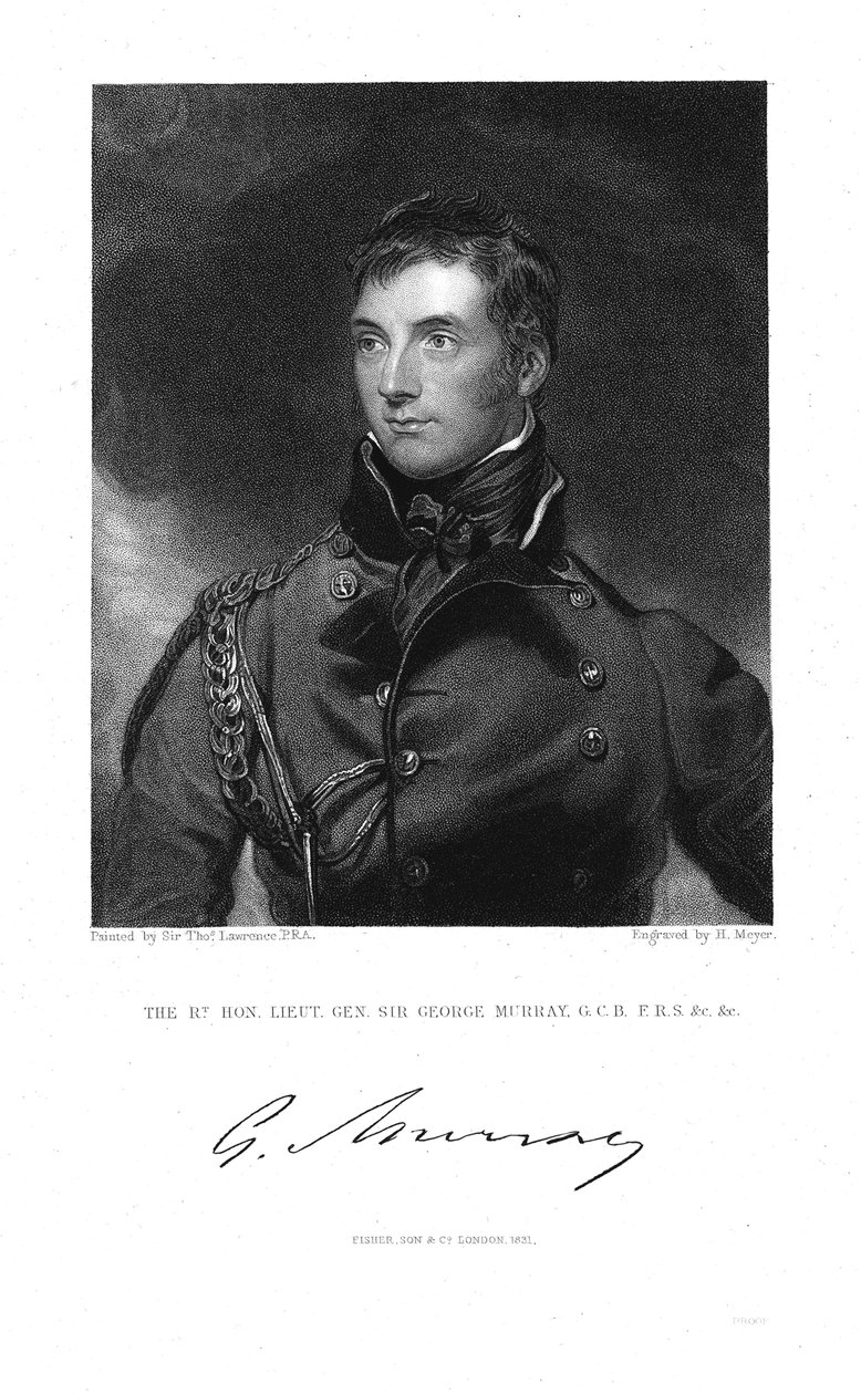 George Murray 1772-1846, skotský generál a státník, 1831 od Henry Meyer