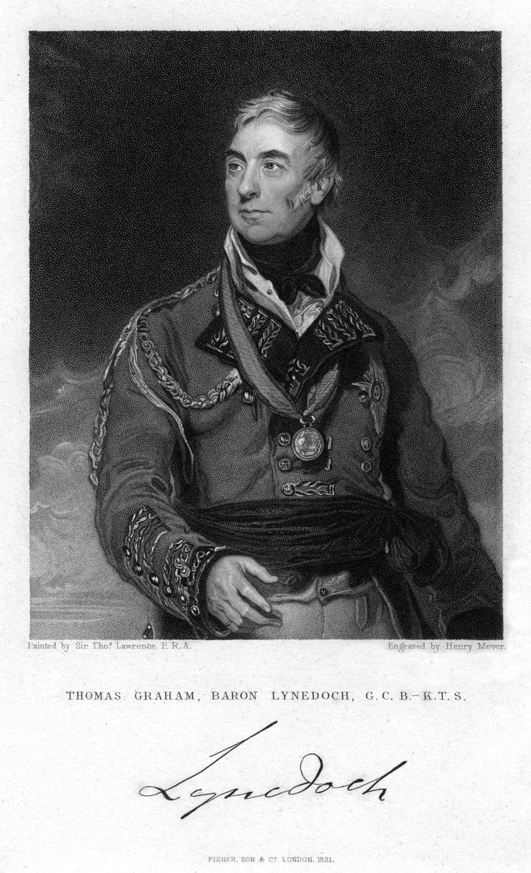 Thomas Graham, 1. baron Lynedoch, skotský politik a voják, 1831 od Henry Meyer