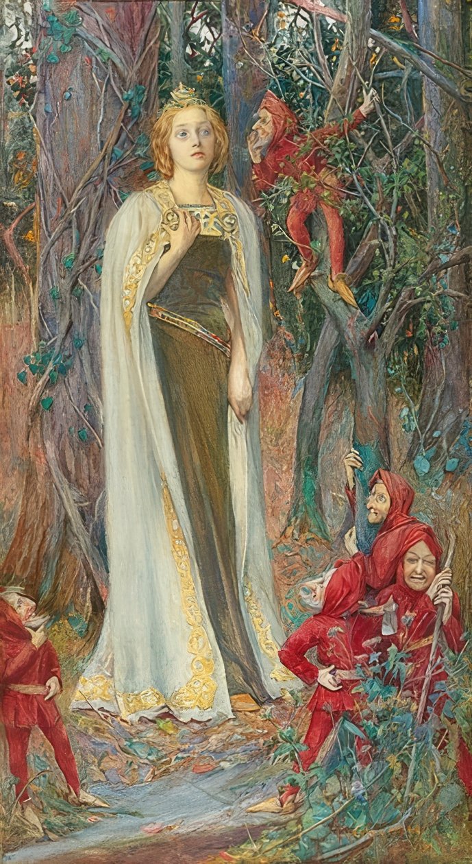 Kdysi dávno (Sněhurka). / Tenkrát (Sněhurka) od Henry Meynell Rheam