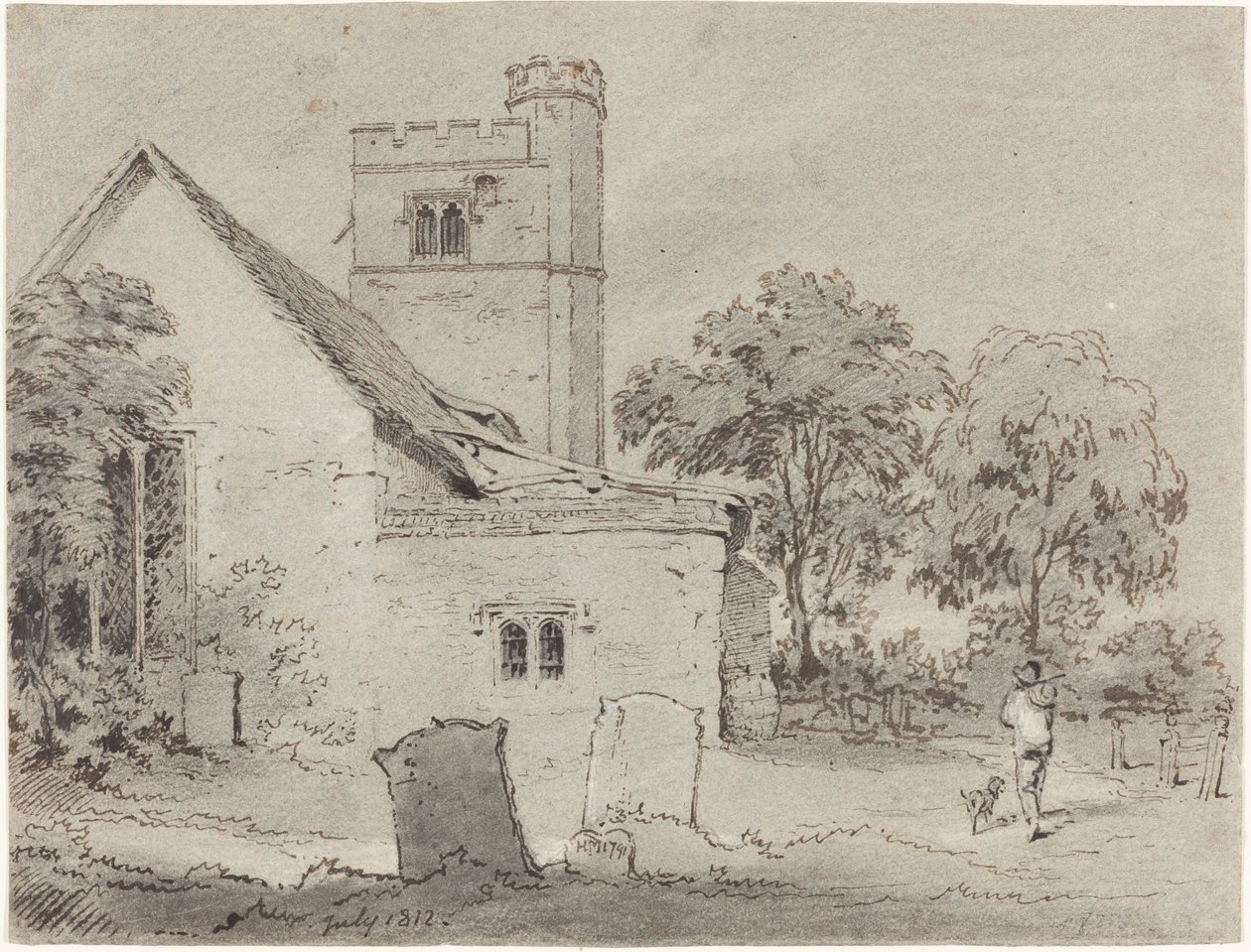 Aldenham Church, Hertfordshire od Henry Monro