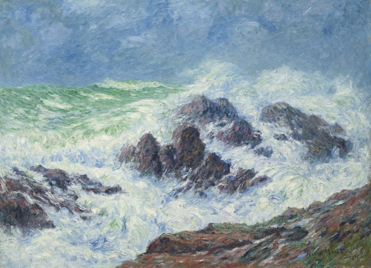 Heavy Weather at Saint Grenoble, Pointe de Penmarch, 1905 od Henry Moret
