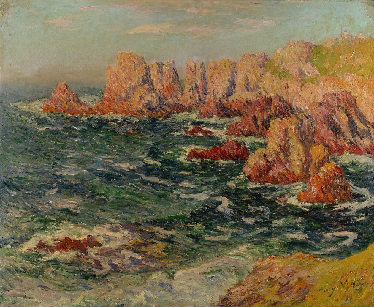 Bretaňské pobřeží od Henry Moret