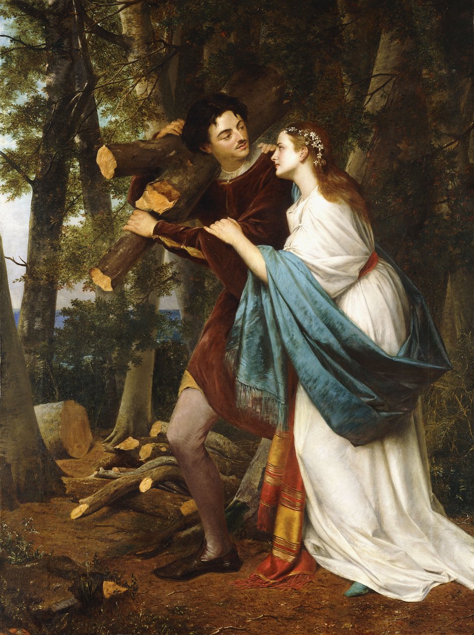 Milovníci lesa, od Henry Nelson ONeil