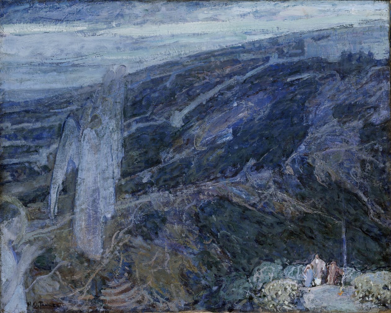 Zjevení andělů před pastýři od Henry Ossawa Tanner