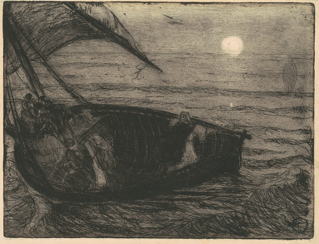 Kristus chodí po vodě od Henry Ossawa Tanner