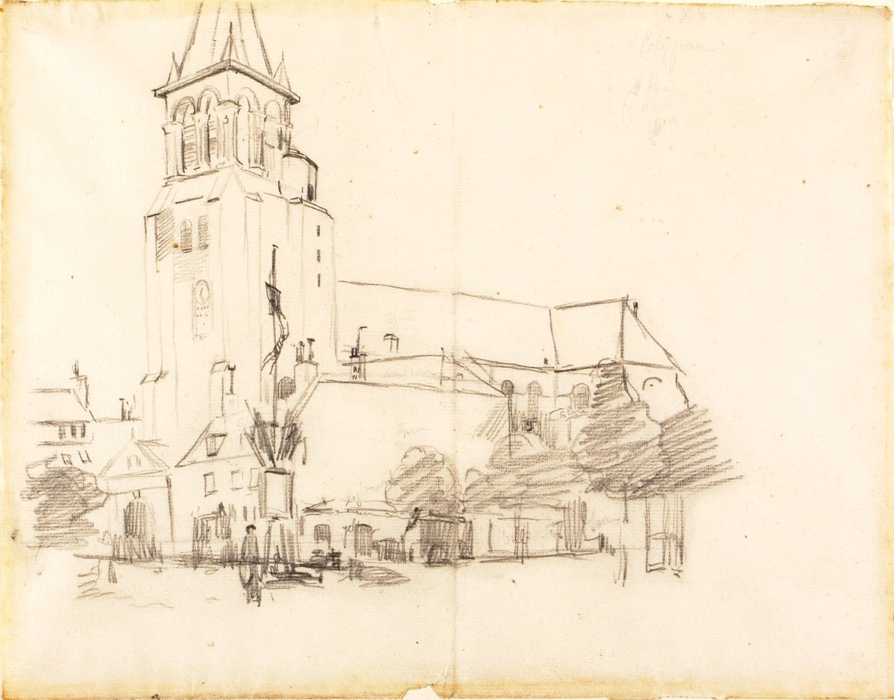 Kostel, St.-Germain-des-Prés, Francie od Henry Ossawa Tanner