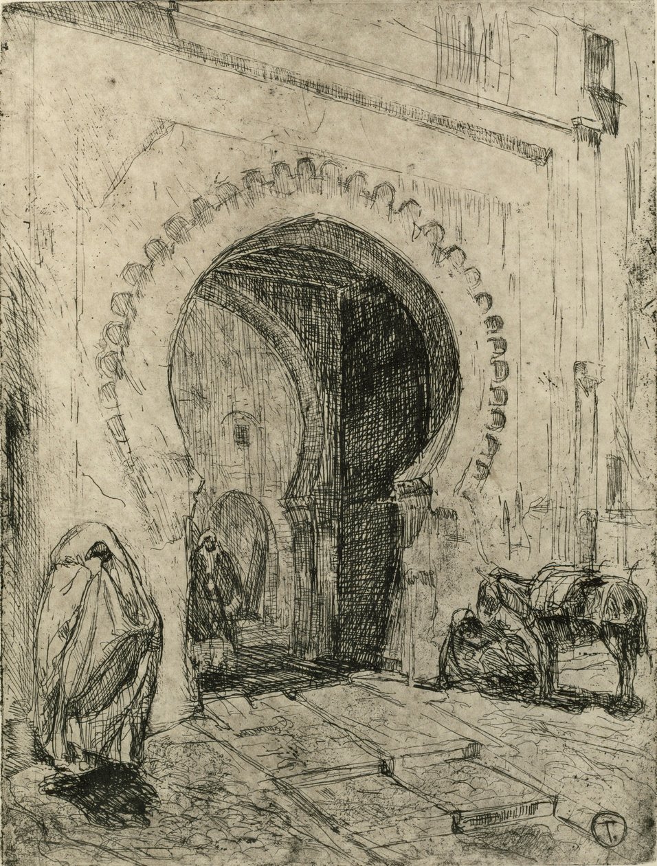 Brána v Tangeru od Henry Ossawa Tanner
