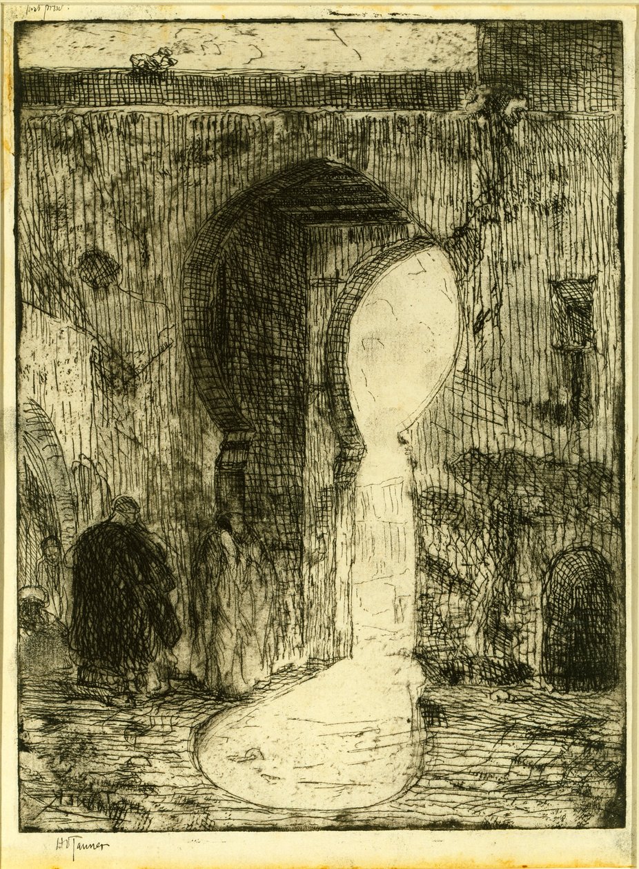 Brána v Tangeru od Henry Ossawa Tanner