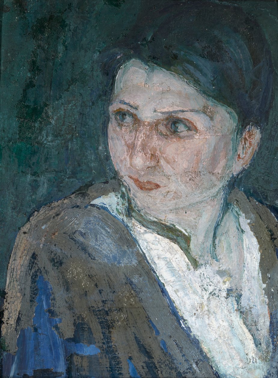 Hlava ženy v Jeruzalémě, n. d. od Henry Ossawa Tanner
