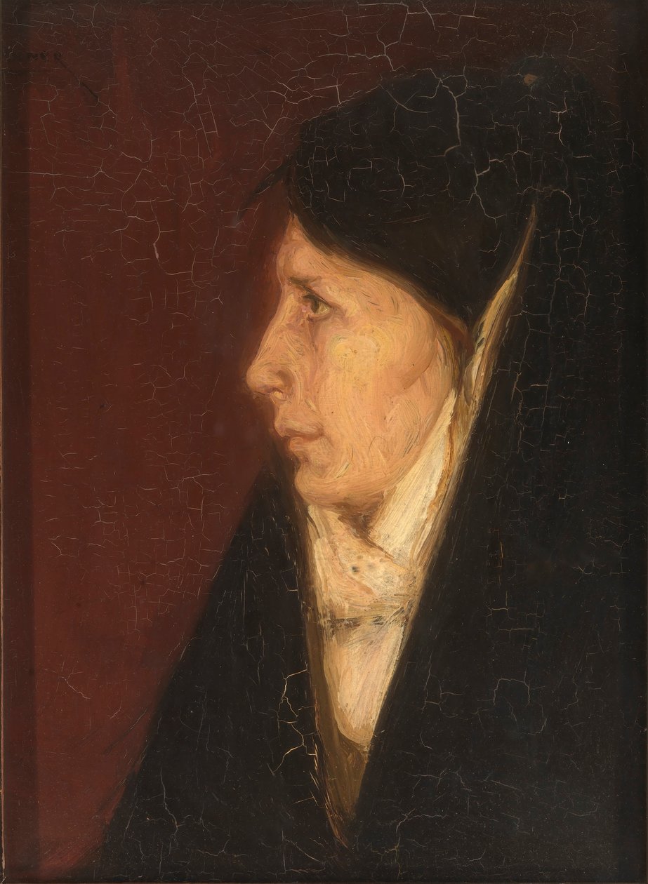 Profil ženské hlavy od Henry Ossawa Tanner