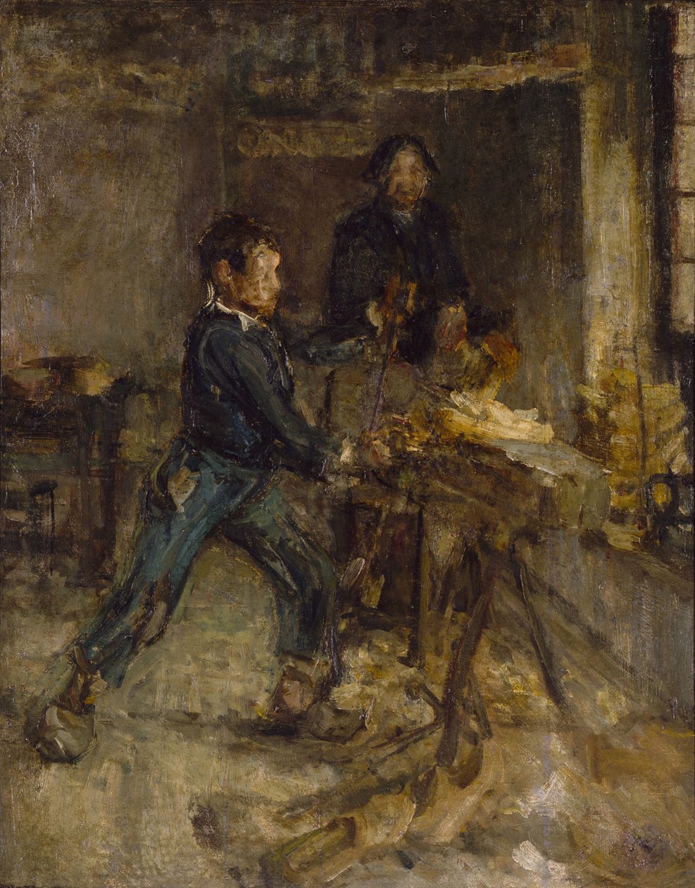 Studie pro mladé sabotéry od Henry Ossawa Tanner