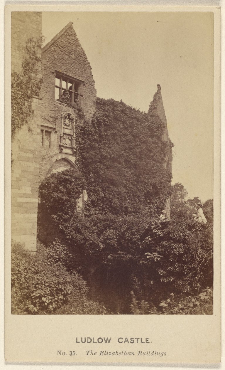 Hrad Ludlow. Alžbětinské budovy. od Henry Peach Robinson
