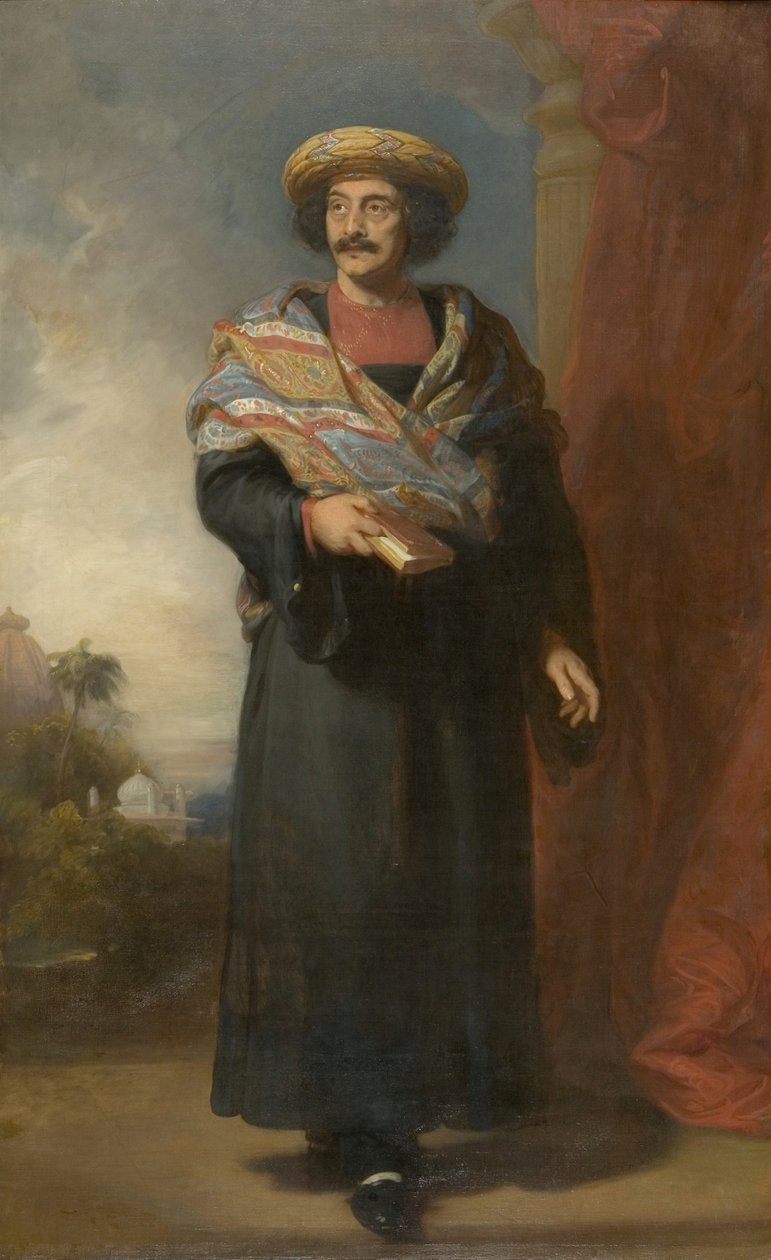 Portrét Rammohun Roy (1774-1833) 1832 (olej na plátně) od Henry Perronet Briggs