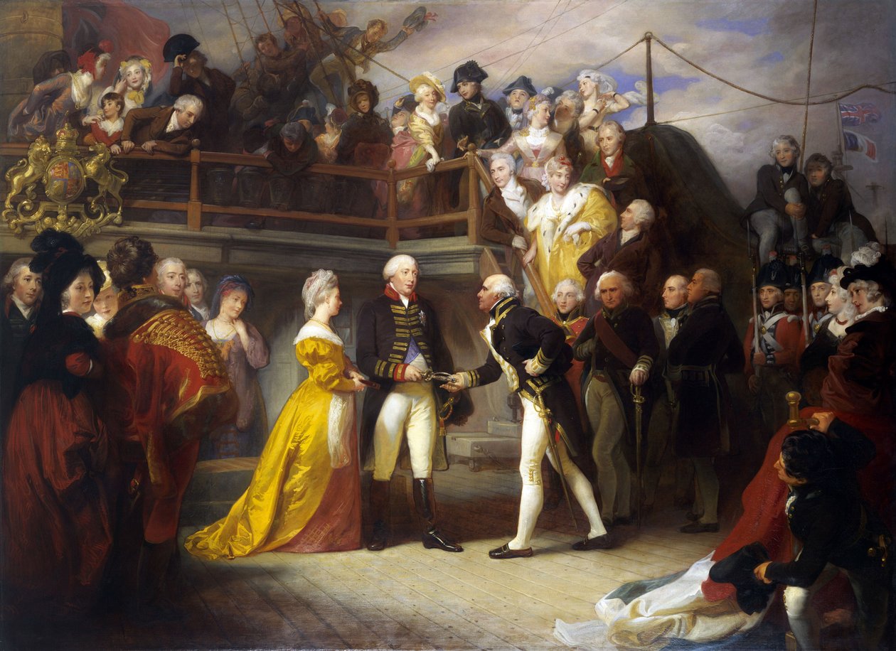Návštěva krále Jiřího III (1738-1820) od Henry Perronet Briggs
