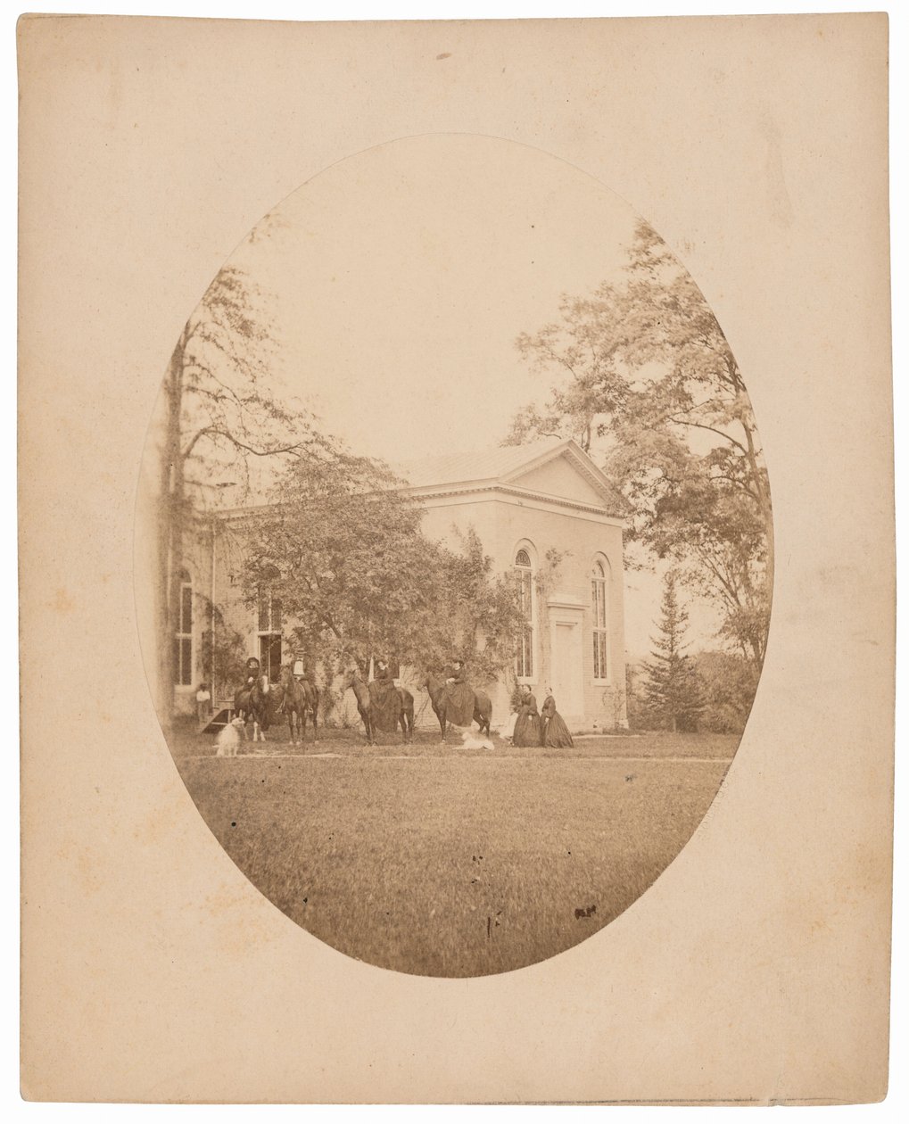 Doughoregan Manor, Maryland, cca. 1860 (foto) od Henry Pollock