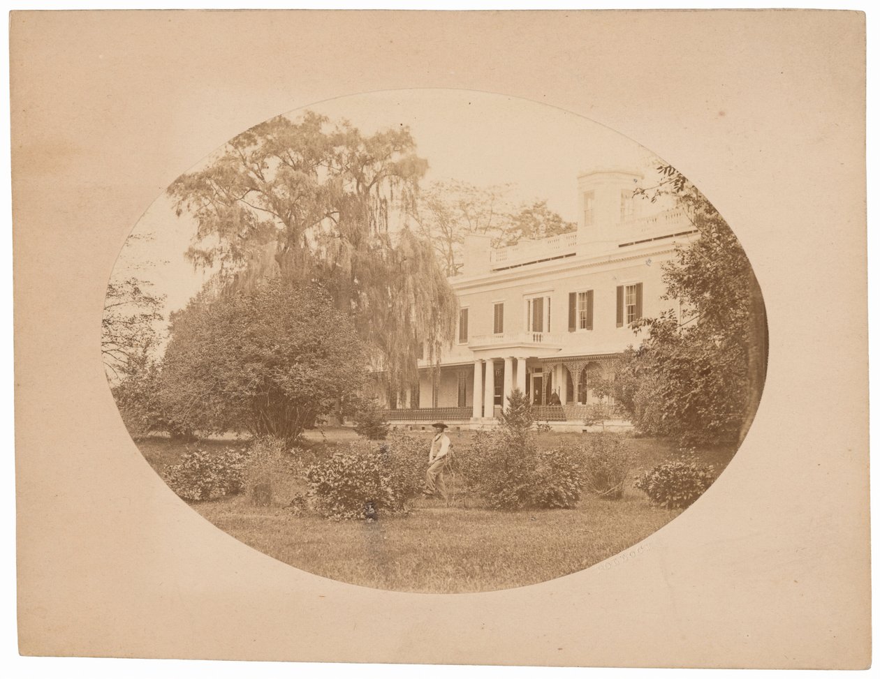 Doughoregan Manor, Maryland, cca. 1860 (foto) od Henry Pollock