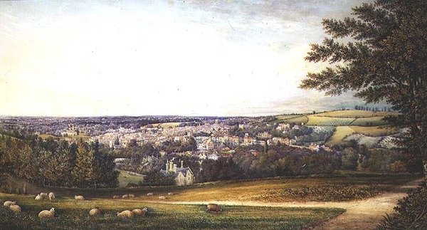 Guildford z jihozápadu od Henry Prosser