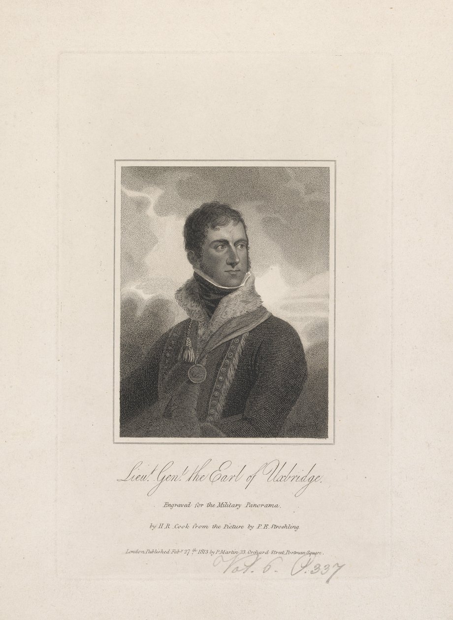 Generálporučík, Henry Paget, hrabě z Uxbridge od Henry R. Cook