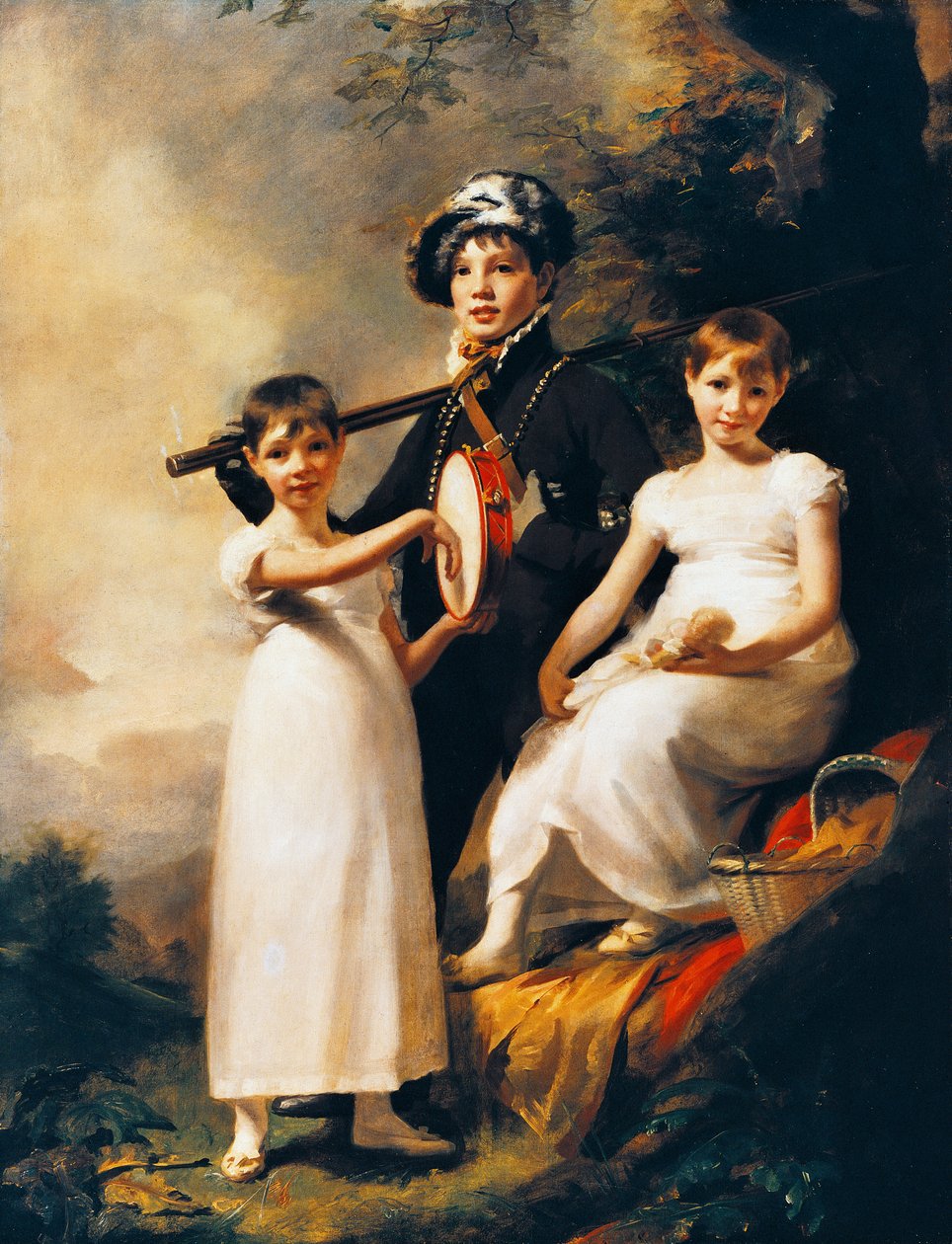 Elphinstonovy děti, cca 1814, obraz Henryho Raeburna (1756-1823), olej na plátně od Henry Raeburn