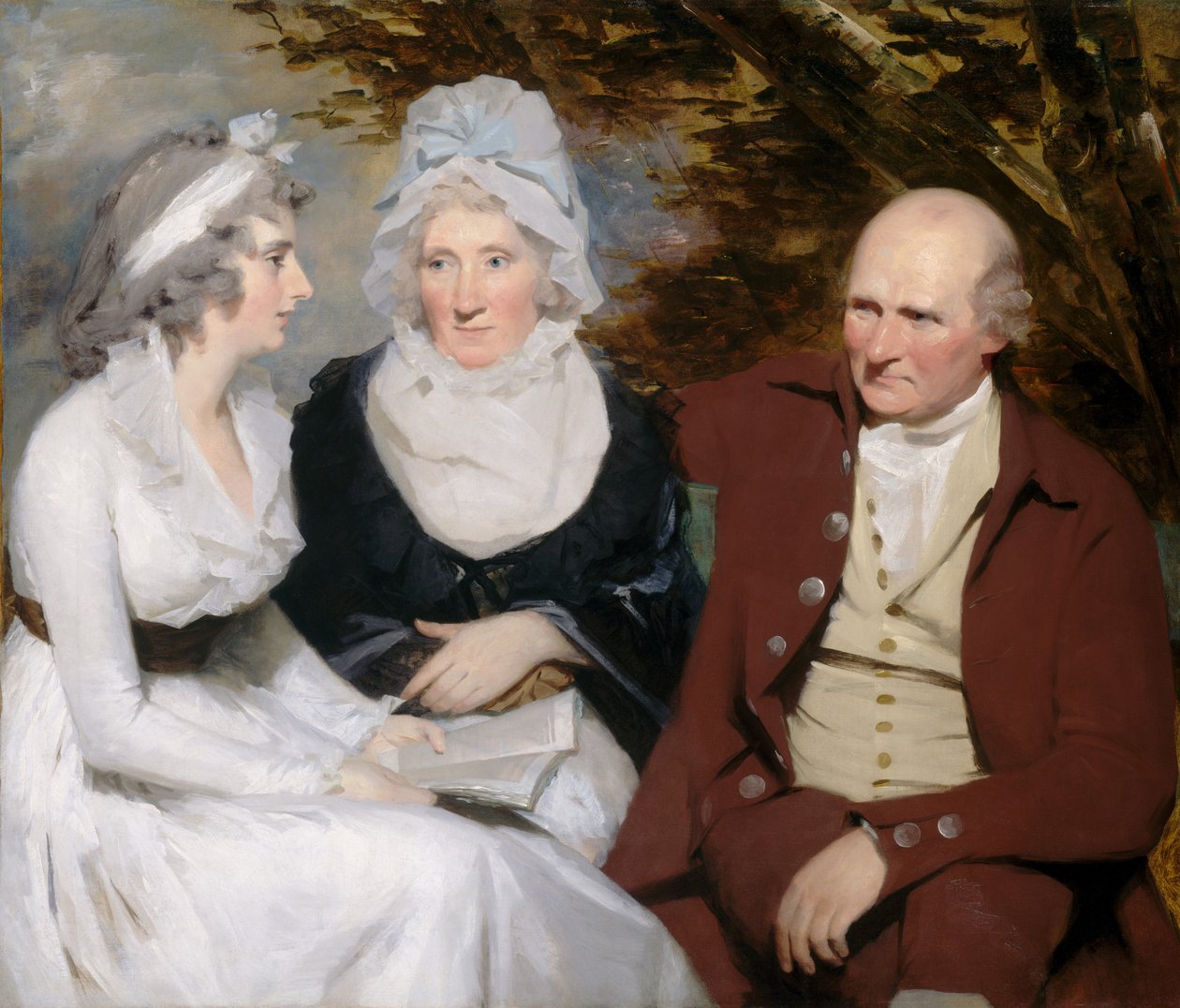 John Johnstone, Betty Johnstone a slečna Wedderburn, c. 17901795. od Henry Raeburn