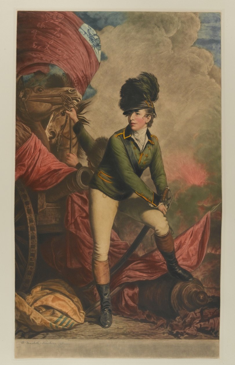 podplukovník Banastre Tarleton od Henry Raeburn