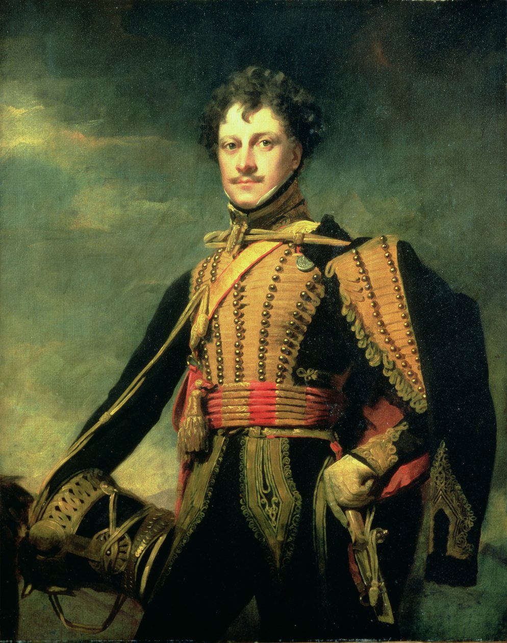 Podplukovník Sir John James Fraser v husarské uniformě od Henry Raeburn