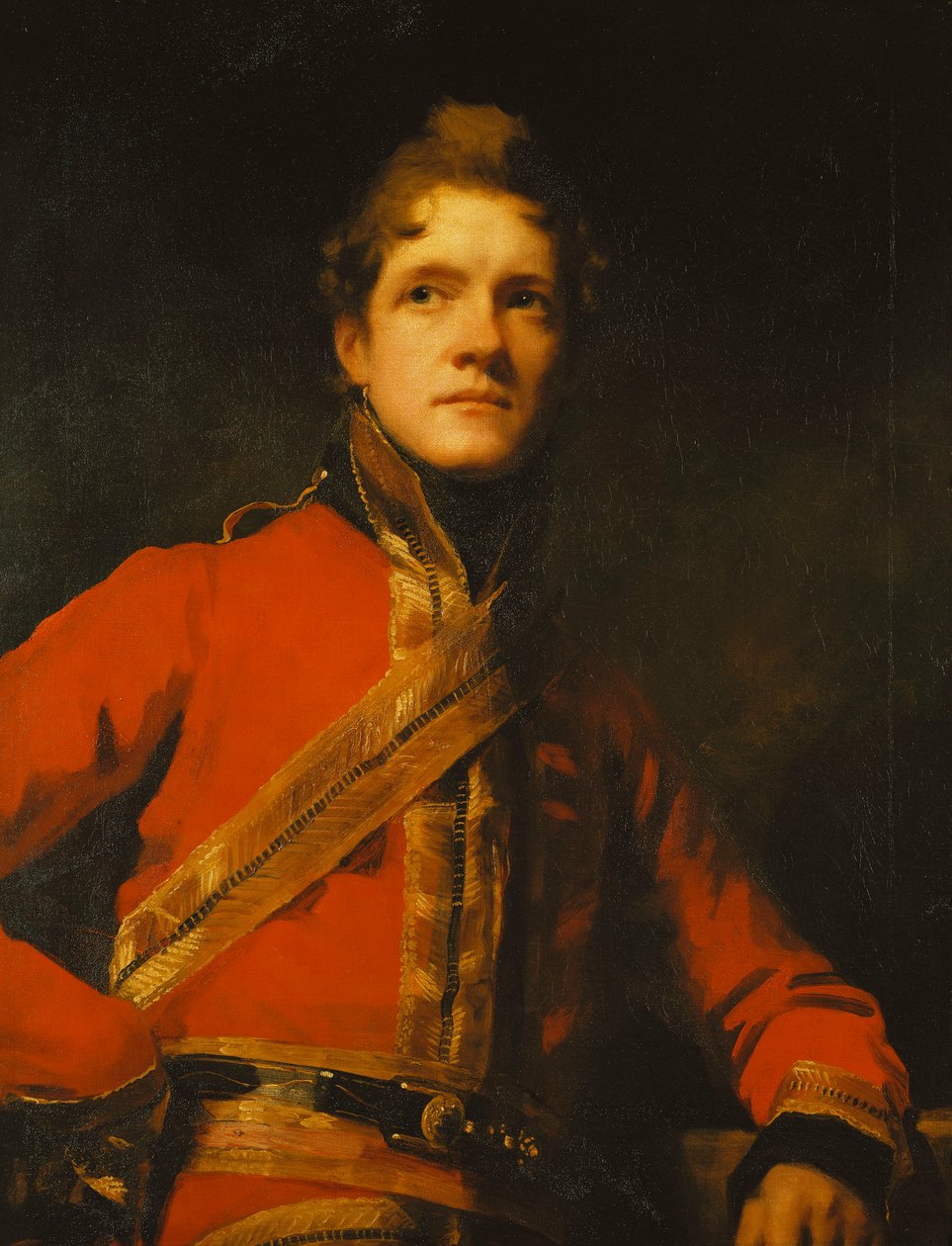 Portrét podplukovníka Morrisona ze 7. dragounské gardy, poloviční délka, v uniformě od Henry Raeburn