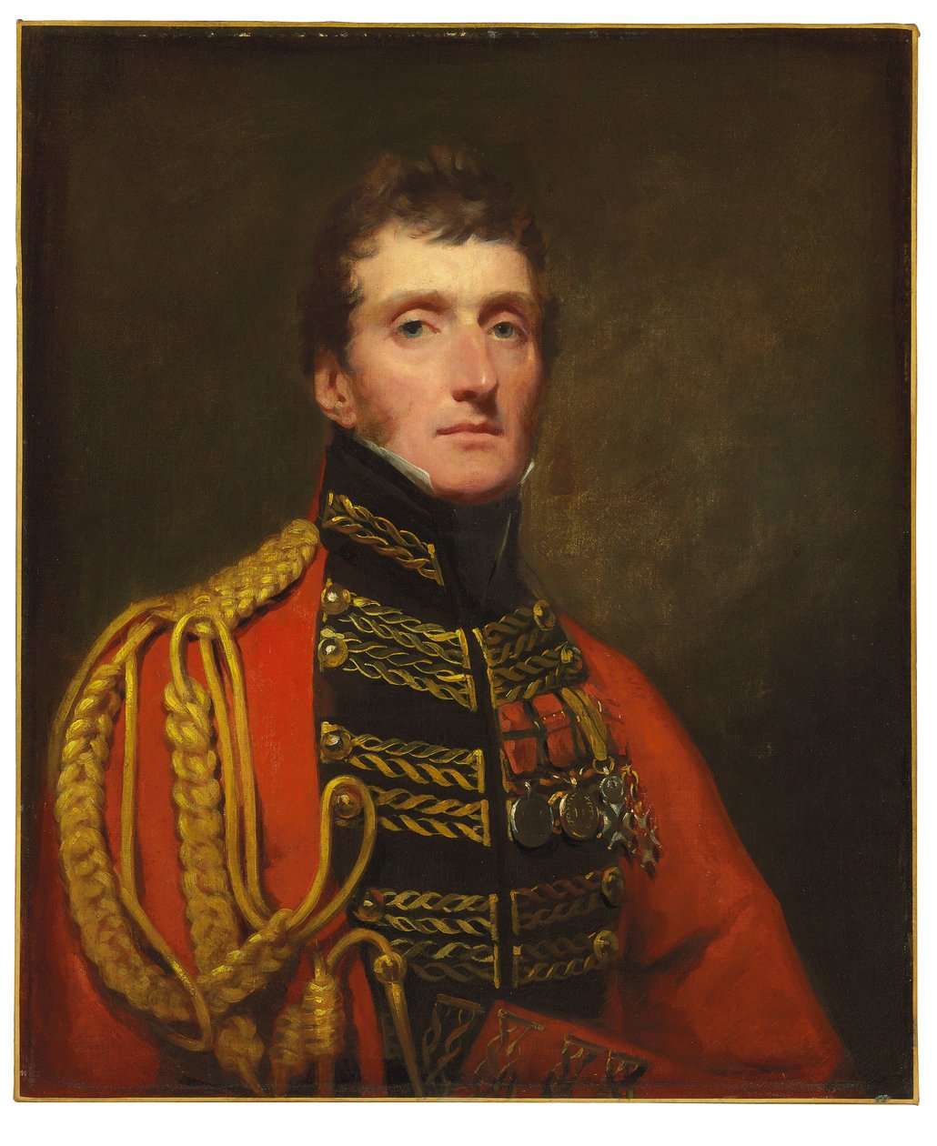Portrét generálporučíka Williama Stuarta, polodlouhý, v uniformě od Henry Raeburn