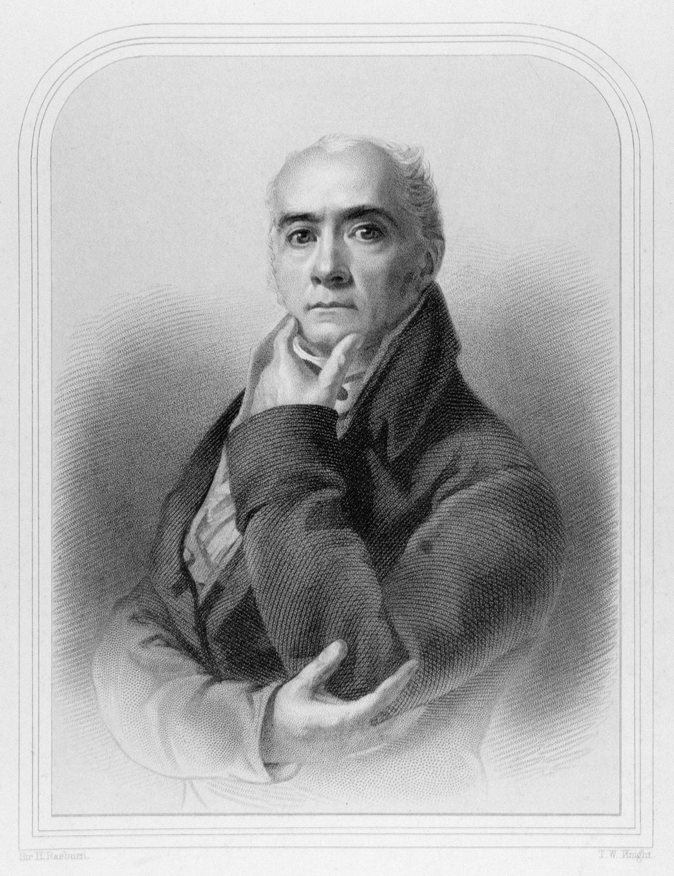 Portrét sira Henryho Raeburna (1756-1823), vyrytý T.W. Rytíř (viz také 68024) od Henry Raeburn