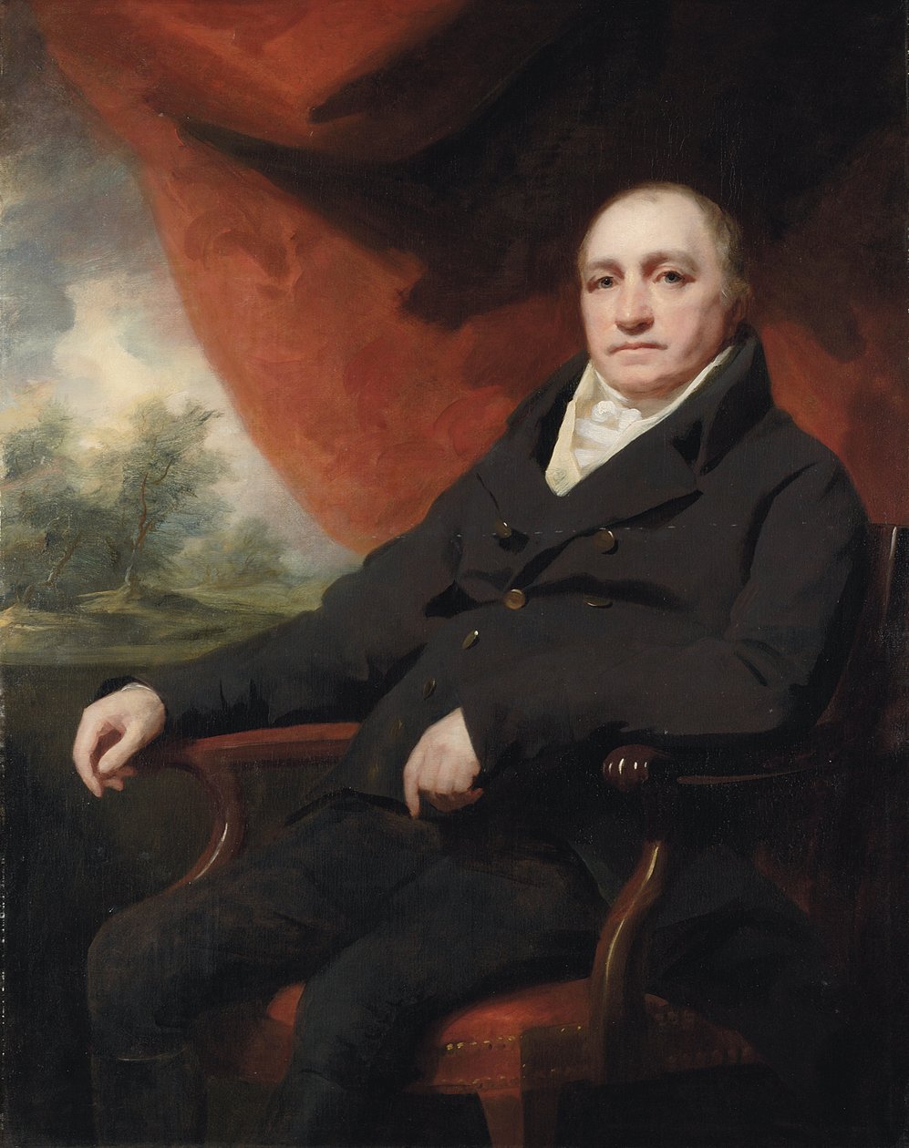 Portrét gentlemana, tradičně identifikovaného jako Dr. Black nebo Dr. Blake od Henry Raeburn