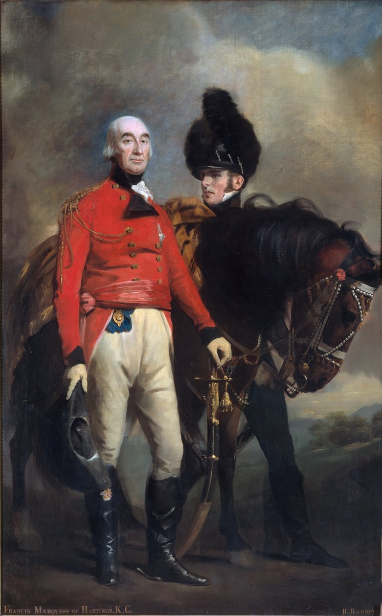 Sir Francis Rawdon-Hastings, 2. hrabě z Moiry, kolem roku 1813 od Henry Raeburn