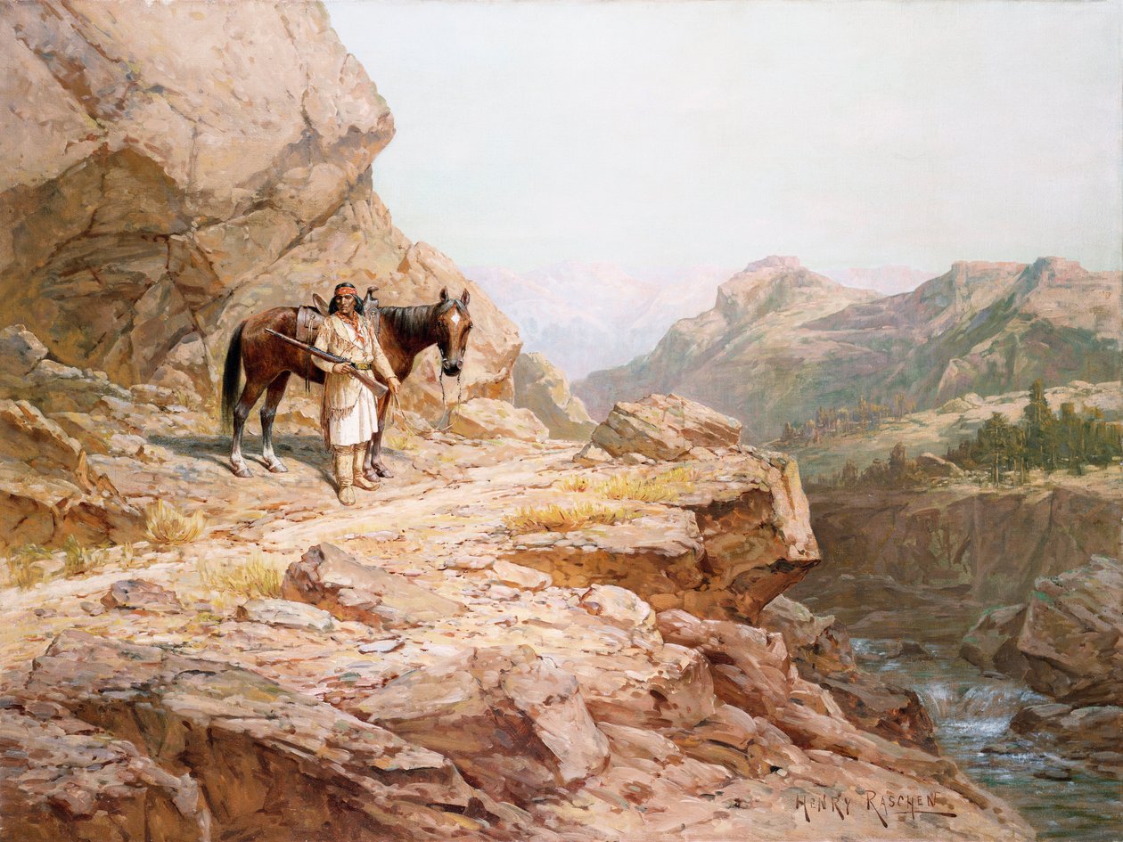 The Look Out (olej na plátně) od Henry Raschen