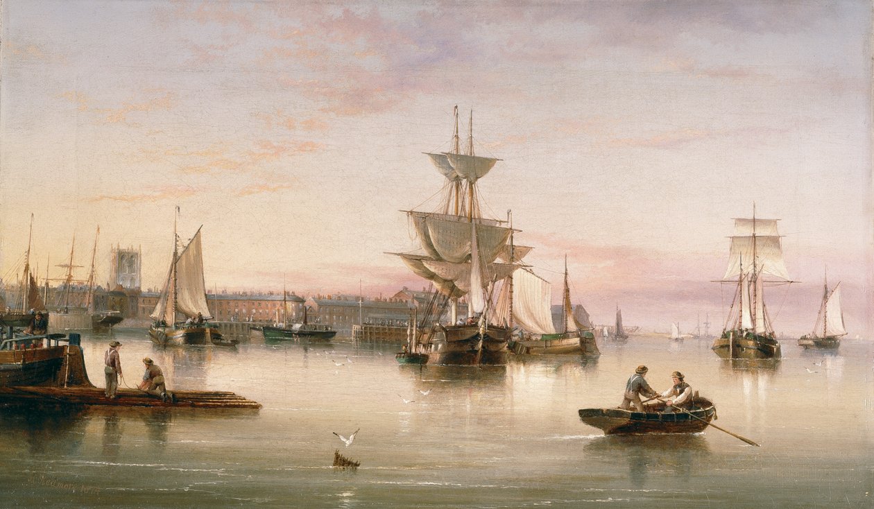 Hull od řeky Humber od Henry Redmore