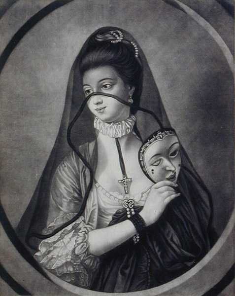 The Fair Nun Unmasked, vyryto Caringtonem Bowlesem (fl.1744-93) (litho) od Henry Robert (after) Morland